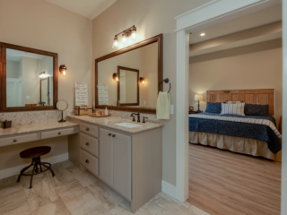 The Moore Project's bedroom by LaFollette Custom Homes