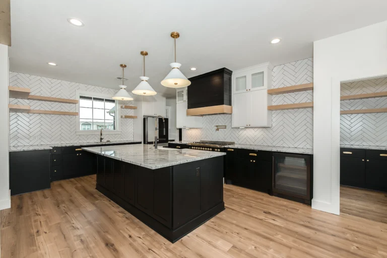 Custom home kitchen showing where to spend and save when building a custom home