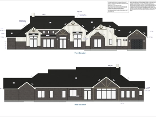 Custom home builder plan.